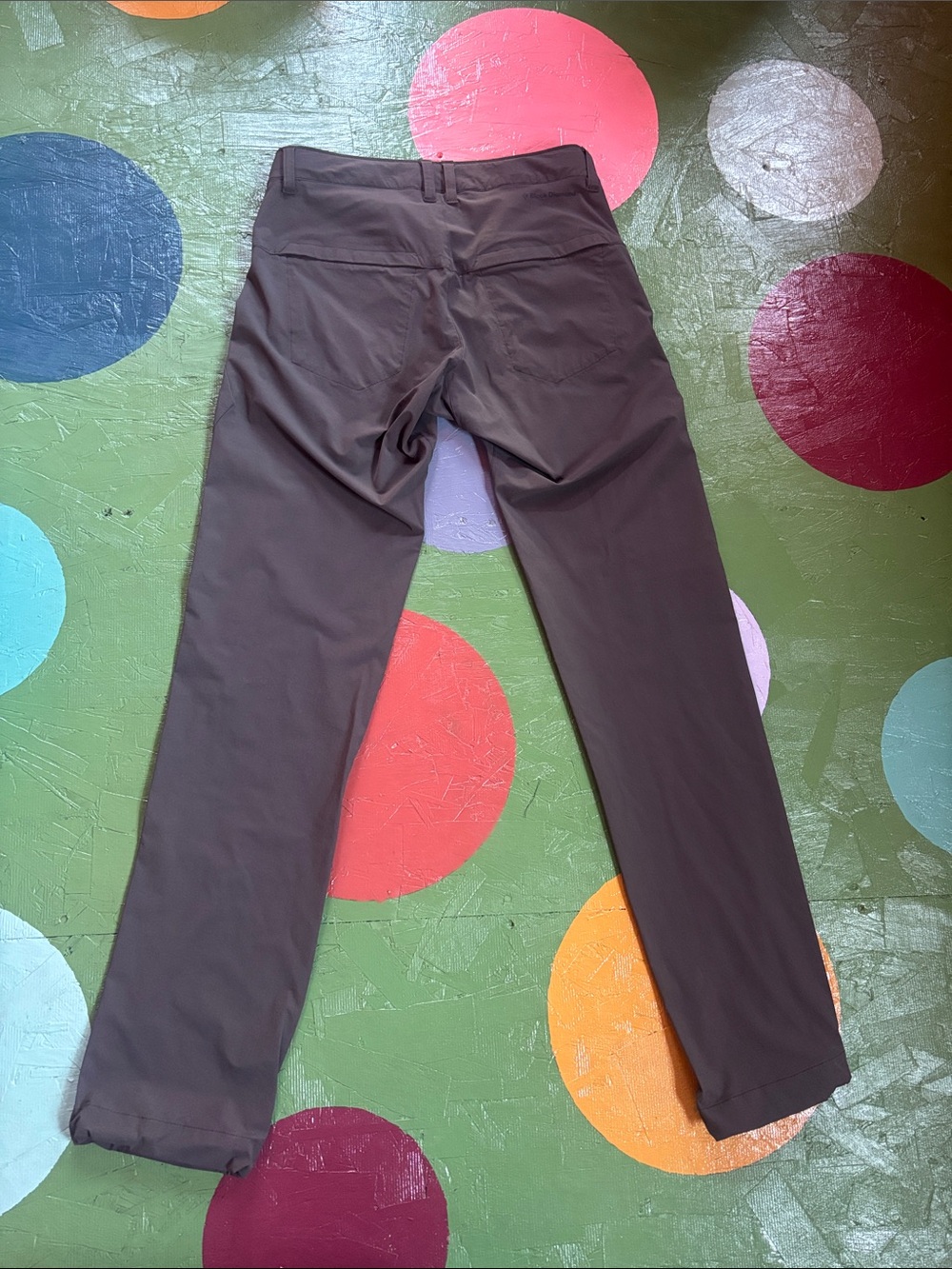 Black Diamond womens Dark Gray Outdoor stretch pants - Picture 4 of 5